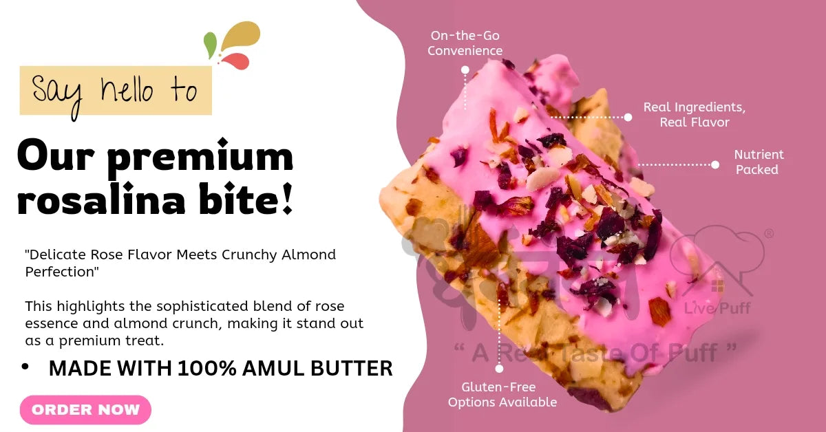 Rosalina Bites (Rose Almond Cookies)